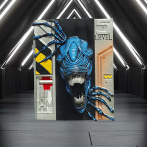 Alien Shaped Resin <b>Wall</b> Decoration Multi Color Irregular Home <b>Decor</b> Modern Design Single Piece Package - Product Image 1