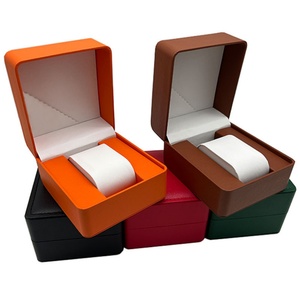 Custom <b>Watch</b> <b>Case</b> Green PU Leather Colored <b>Watch</b> Packaging Gift Box Travel <b>Watch</b> Box Classic <b>Watch</b> Storage Boxes for Men - Product Image 4