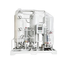 Generador de Nitrógeno PSA Montado en Plataforma con PLC, HMI, Compresor de Aire, Secador, Filtro, Sistema Completo de Gas Industrial