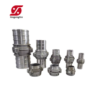 Produit populaire, direct usine, raccord de pompier en alliage d'aluminium 1, 2, 2,5 pouces, durable, facile à utiliser, personnalisable, pour la lutte contre les incendies