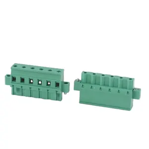 Pitch 7.50mm 7.62mm Universal Copper Ground Bar Holes Earth Contact Direction Pcb Terminal Block