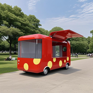 รถขายอาหารติดถนนขนาดเล็กรถขายอาหารสุนัขร้อนรถพ่วงรับเลี้ยงไอศกรีมอย่างรวดเร็ว - Product Image 1