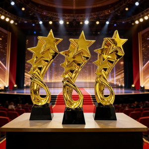 Trofeos de Cristal en Forma de Estrella de Primera Calidad para Competiciones Infantiles, Fiestas Temáticas Cósmicas y Premios Escolares de Astronomía - Product Image 2