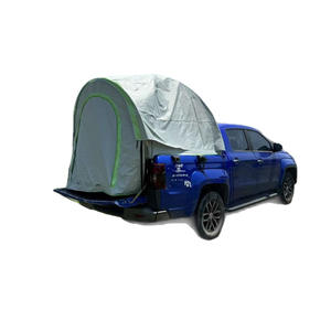 Auvent de toit de voiture pour quatre saisons, imperméable, simple, en polyester Oxford 210D, forme ovale, taille complète, pour 2 personnes, cadre en fibre de verre - Product Image 5