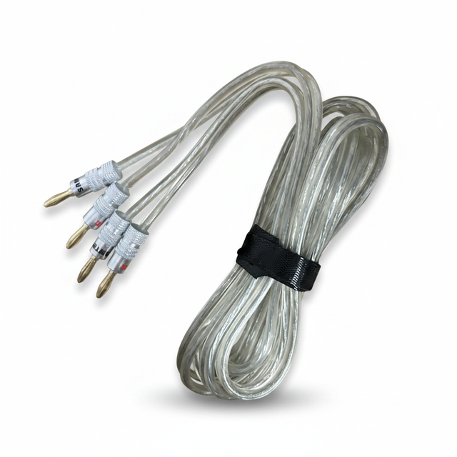 Samtronic Factory High-end Banana Plug Cable 1m 2m 3m 5m Pvc Jacket Audio Cable Banana Head Hifi Speaker Cable with Banana Plugs