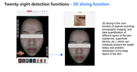 Analyseur de peau AI, appareil d'analyse de la peau du visage, 8 images spectrales, détecteur de peau intelligent pour salon de beauté, appareil de diagnostic cutané