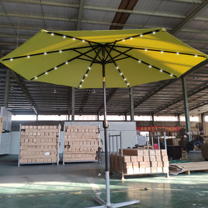 Manufacturer Wholesale Balcony Leisure Garden Outdoor Solar <b>Folding</b> Sunshade Umbrella - Product Image 5