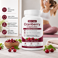 Capsules de canneberge |   Soutient la santé des voies urinaires et le bien-être féminin |   Complément alimentaire sans OGM et sans gluten