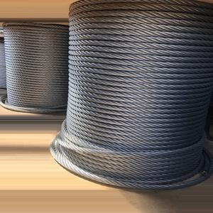 プロの鋼線ロープメーカー設計ケーブルウェイ鋼線ロープタワークレーンワイヤーロープスリング - Product Image 5