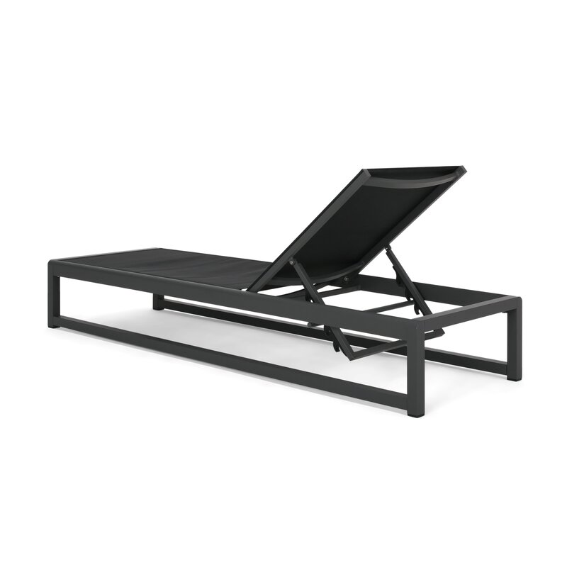 Outdoor aluminum chaise lounge new swimming pool lounge chaise