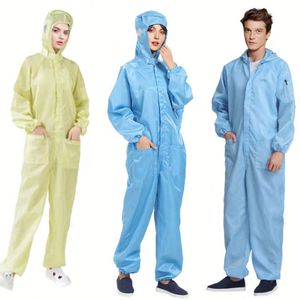 Comfortable Breathable Flame Resistant Anti-static Work Clothes Mesh Dust-Proof Safety Clothing - Product Image 1