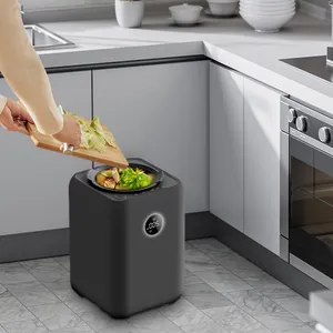 Máquina de compostagem de resíduos alimentares de cozinha doméstica, triturador automático personalizado de resíduos alimentares, preto, 2022