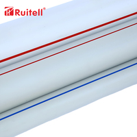 Tuyau d'eau froide flexible S4 1.6MPA PPR à fusion par emboîtement, couleur verte personnalisable, anti-UV, écologique, certifié CE, DN20-DN160 pour