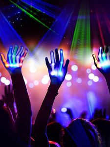 Guantes de Esqueleto LED para Hombre y Mujer, Juguetes Divertidos de Colores Brillantes EN LA Oscuridad para Halloween, Fiesta de Navidad, Bar, Actuación - Product Image 3