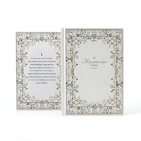 Agenda de luxe personnalisé, carnet à couverture rigide et journal avec reliure spirale pour impression personnalisée
