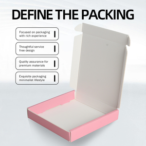 Tùy chỉnh màu sóng có thể gập lại trắng e-pit 3C điện tử Express Box để đóng gói điện tử sản phẩm tiêu dùng - Product Image 5