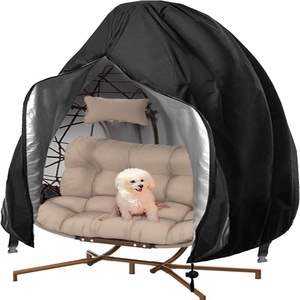 Funda Protectora Impermeable para Silla Colgante de Exterior, Modelo 01, con Cierre y Diseño Liso, para 210 Eggshell Cover - Product Image 1