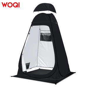 Cabine de douche portable Woqi 120x120x195cm, imperméable, pour l'extérieur, abri instantané pour l'intimité, camping, salle de bain, toilettes - Product Image 4