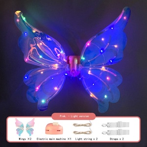 Alas de Mariposa Luminosas, Alas de Princesa con Luz, Alas de Mariposa Eléctricas Brillantes, Regalo de Navidad y Halloween, Juguete Luminoso - Product Image 6