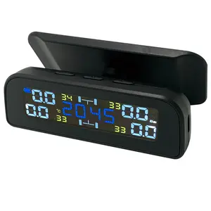 ระบบหน้าจอรถยนต์ระบบแสงอาทิตย์ภายนอกและภายใน TPMS ดิจิตอลแบบสากลพร้อมเซ็นเซอร์4ตัววัสดุพลาสติกโดย <span class=keywords><strong>steelmate</strong></span> - Product Image 1