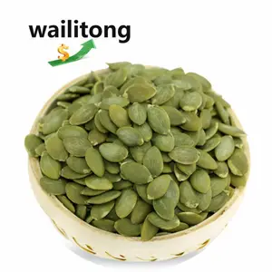 Nuovo raccolto sfuso semi di zucca Kernel tipo di lavorazione grezza e semi di zucca verde mondati di grado semi di zucca biologici in vendita