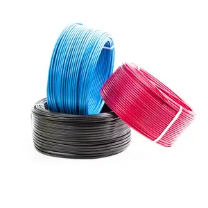 Insulated PVC Copper Core BV Hide Wires Electrical Home Wiring 20/18/17/16/14/12/10/8 AWG Single Pin Hard Electric Cable EL Cord