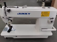 Jukky 0303 Machine à coudre industrielle à surjet en métal perruque papillon complète pour vêtements chaussures en cuir usage domestique moteur de verrouillage de table