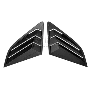 Haosheng Xe Phụ Tùng Sợi Carbon Nhìn Phía Sau Side Cửa Sổ Louver Màn Trập Bìa <span class=keywords><strong>Trim</strong></span> Cho Audi A3 8V Hatchback 2014 - 2020 - Product Image 3