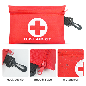 Trousse de premiers secours d'urgence portable de taille mini, imperméable, personnalisée XUANLAN, en tissu Oxford, pour la randonnée, le camping, l'<span class=keywords><strong>escalade</strong></span>, la jungle - Product Image 3