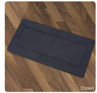 Prise de courant de table IGERCN 16A Soft Pop-Up 2.1A/5V Chargement USB 2 prises 2 normes différentes Utilisation de la cuisine en plastique