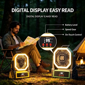 Ventilateur de bureau portable USB ultra-silencieux jaune avec clip, idéal pour l'extérieur et l'hôtel, livré en boîte colorée - Product Image 1