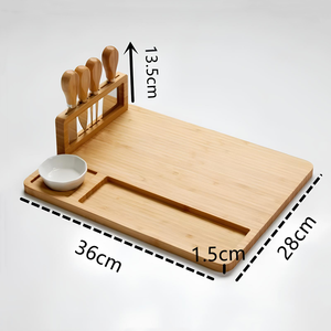 <span class=keywords><strong>Planche</strong></span> à découper en bambou et en bois pour les fêtes de famille, vaisselle assortie, plateau de service, plateau de fruits pour <span class=keywords><strong>jambon</strong></span> et charcuterie - Product Image 5