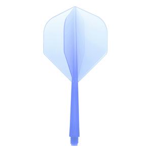 Ailes de <span class=keywords><strong>fléchettes</strong></span> professionnelles Pengle 2BA intégrées et aileron arrière semi-transparent mat en matériau PP léger et écologique - Product Image 5