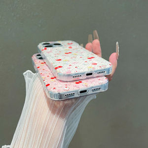 เคสโทรศัพท์ลายเชอร์รี่เต็มหน้าจอสำหรับ Apple Phone 17 PRO MAX เหมาะสำหรับเด็กผู้หญิงลายดอกไม้สำหรับ iPhone 16เคสป้องกัน15 pro/ 17 - Product Image 6