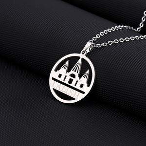 Acier inoxydable Yazidis religieux mode <span class=keywords><strong>lalish</strong></span> collier pendentif bijoux - Product Image 5