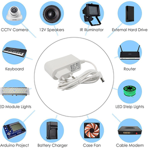 Adaptador de CA Europeo de 12V 1.5A / Fuente de Alimentación de Pared de 18W, Punta de CC en Ángulo Recto / Unidad de Fuente de Alimentación Conmutada Universal PSU - Product Image 3