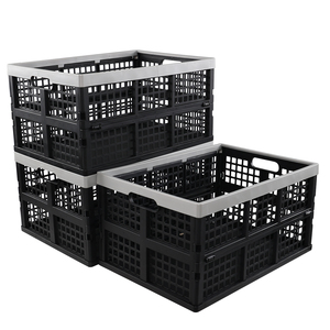Hollow Folding Storage Box Household Books Retail Sundries Plastic Basket Sorting Box Industrial Stackable Turnover Box