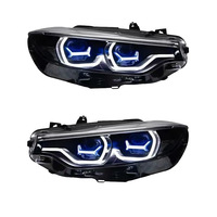 Producto Más Vendido: Faros Delanteros LED de Doble Lente Modificados Estilo Cuchara para BMW Serie 4 F32, Conjunto de Faros