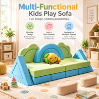 Canapé de jeu modulaire polyvalent pour enfants 2026, ensemble de canapés en mousse pour enfants, pour une salle de jeux et une chambre sûres et créatives, personnalisation en usine