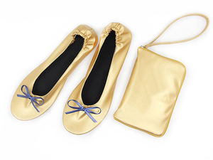 Scarpe basse pieghevoli da donna Rolly Flats - Ballerine portatili con custodia e borsa espandibile per il tallone - Product Image 2