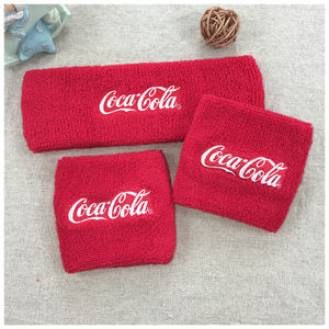 הסיטונאי לוגו מותאם אישית רקמה <span class=keywords><strong>wristband</strong></span> אוזניות ספורט כותנה טרי - Product Image 2