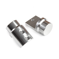 Pièces de tournage CNC de précision en aluminium et acier inoxydable, verrou de commutateur métallique usiné CNC sur mesure OEM