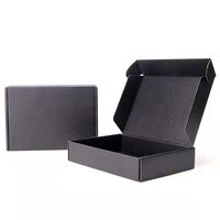 Boîte de papier kraft ondulé avec impression personnalisée en gros emballage d'avion réutilisable portable carré uni blanc rose autres couleurs