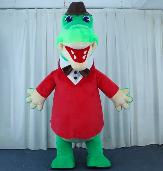 Funtoys Populaire Custom Cartoon Krokodil Mascotte Kostuum Kleding Opblaasbare Cartoon Krokodil Mascotte Groot Evenement Volwassen Feest