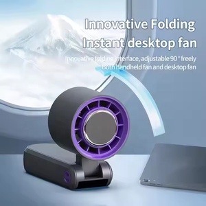 <span class=keywords><strong>Ventilateur</strong></span> portatif pliable compact et coloré à refroidissement semi-conducteur, à vitesse réglable, idéal pour les trajets en transport public - Product Image 4