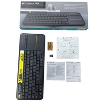 Logitech K400 Plus Keyboard Wireless nirkabel, papan ketik kantor