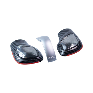 Capuchon en cristal de pommeau de levier de vitesse en Fiber de carbone d'usine pour <span class=keywords><strong>Volkswagen</strong></span> <span class=keywords><strong>Golf</strong></span> 6 7 <span class=keywords><strong>R</strong></span> GTI Passat Jetta <span class=keywords><strong>Dsg</strong></span> couvercle latéral de vitesse en cuir - Product Image 3