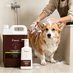Champú Universal para Mascotas, Antiparasitario y Antimosquitos, Fórmula Herbal con Ácido Hialurónico y Ceramida, Suave, No Irritante, Protege el Baño - Product Image 1