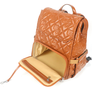 Custom Lightweight Waterproof Baby Diaper <b>Backpack</b> Rock Style USB Port for Travel Daily Use - Product Image 6