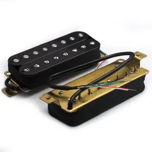 50'S Vintage Alnico 5 guitar humbucker pickup in Black color for sale with splitting output wire